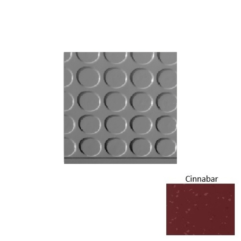 Symmetry 97 Cinnabar Textured Rubber Stair Tread
