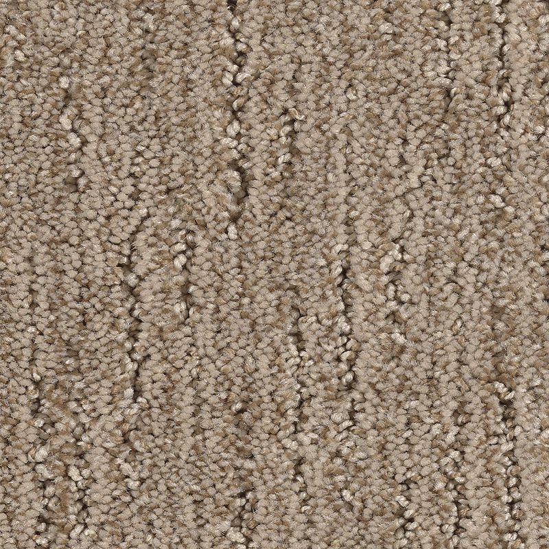 Sculptured Touch Glazed Walnut Polyester Carpet - Pattern