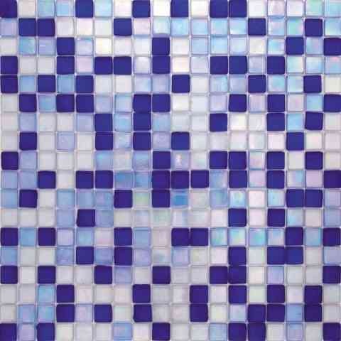 Mixes Aquarius Glass Mosaic - 0.6" X 0.6" - Glossy