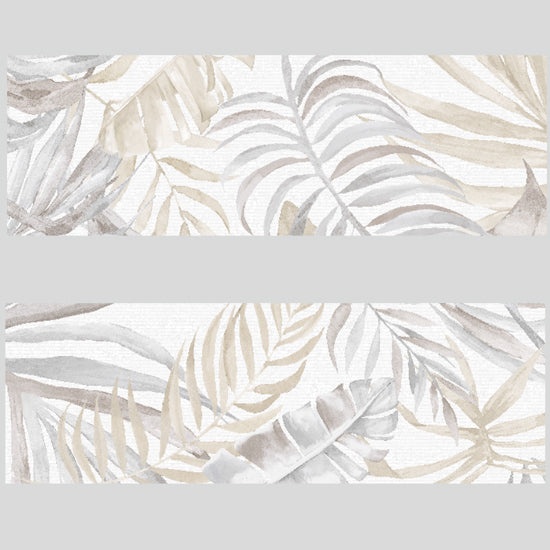 Palms Art Multicolor Vecchio Porcelain Tile - Matte - 16" X 48"
