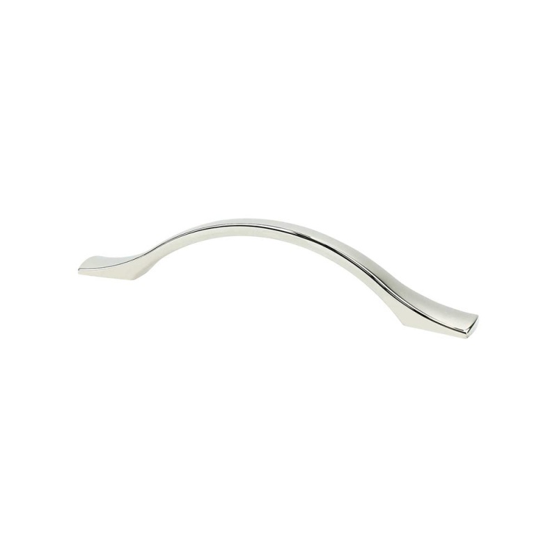 Echo Zinc Arch Pull - Polished Nickel