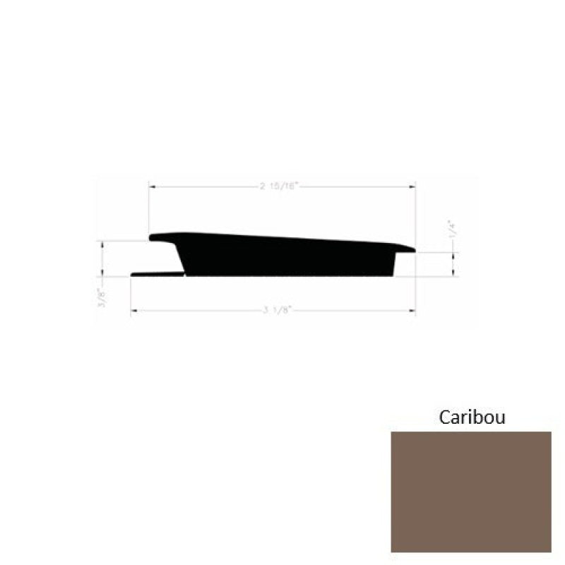 Solid 75 Caribou Rubber Rolling Traffic Transition