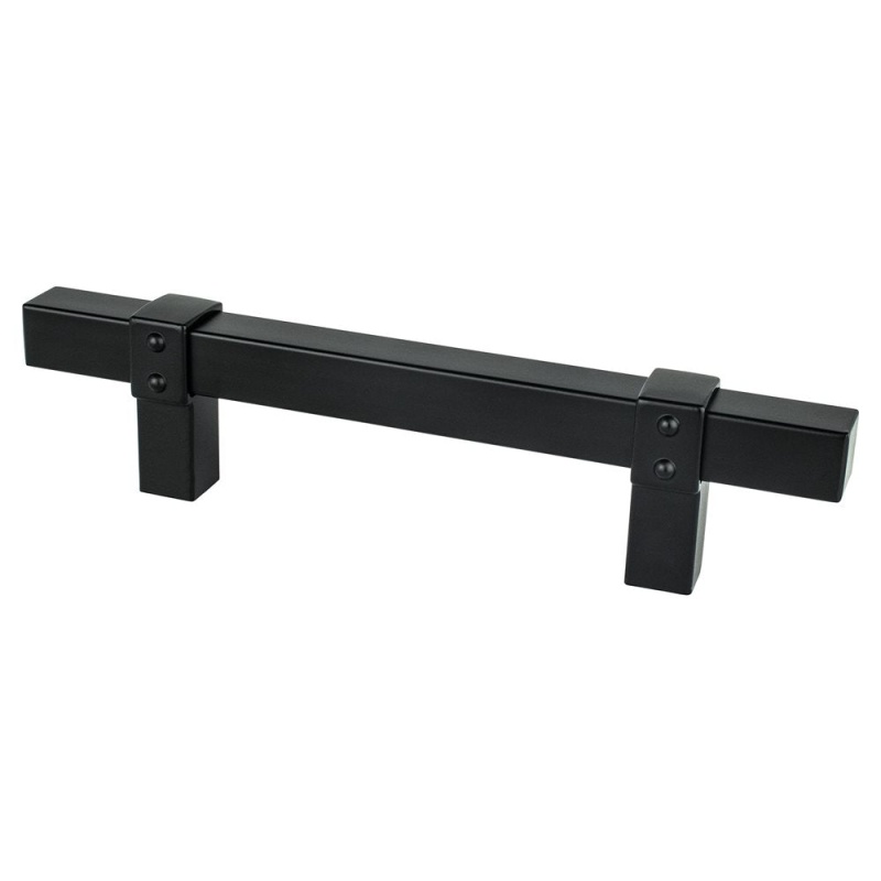 Rivet Rebel Aluminum Bar Pull - Matte Black