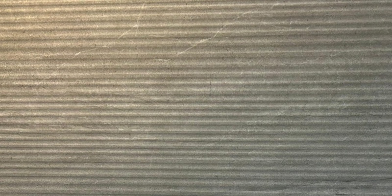 Aspen Deco Basalt Porcelain Tile - Grooved - 24" x 48"