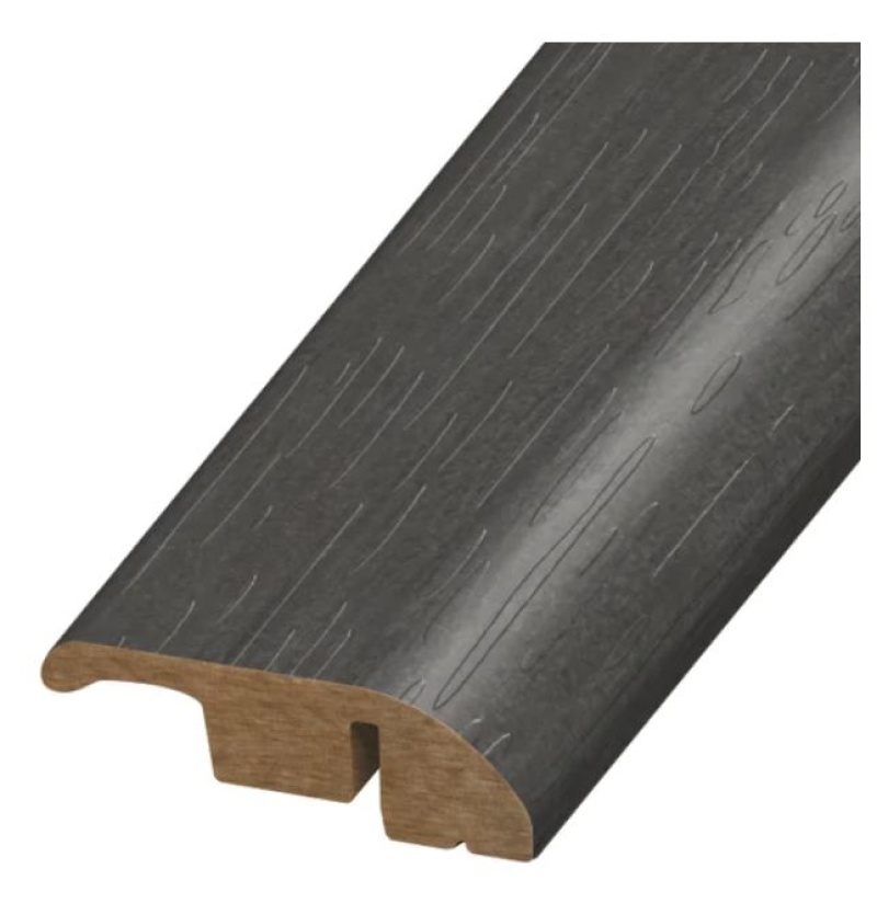 Nuvo Lux Studio Grove Thunder Laminate Wood Moulding / Trim - 1.77" X 94.48" Reducer - Aluminum Oxide