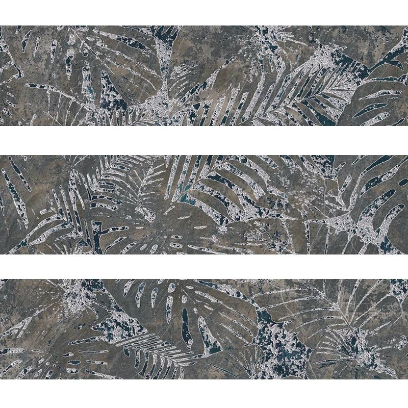 Jumanji Black Tropic Deco Porcelain Tile