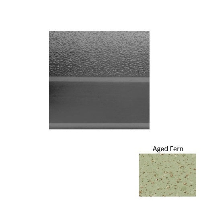Renew 93 Aged Fern Textured Rubber (Sq) Stair Tread With Dupont Kevlar - Textured