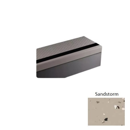 Sandstorm Diamond Rubber Stair Tread Without Riser