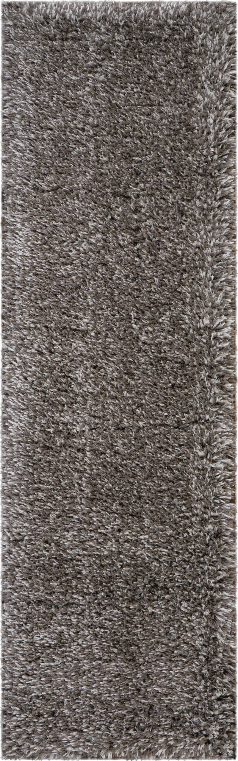Luxe Shag Charcoal Polyester Shag Area Rug