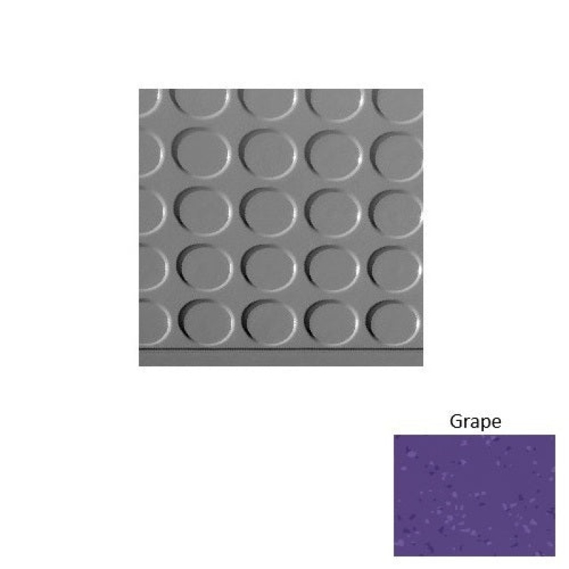 Roppe Grape Rubber Stair Tread with Kevlar