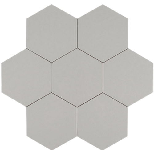 Albatross Pumice Field Ceramic Tile - Matte - 7" X 8" Hexagon
