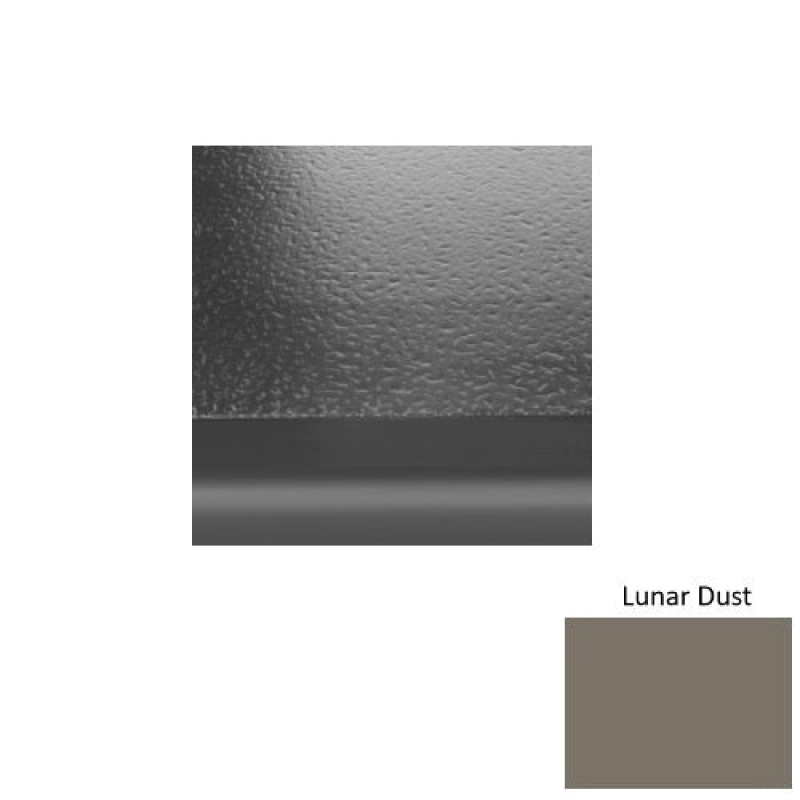 Solid 99 Lunar Dust Hammered Rubber (Sq) With Black Abrasive Strip Stair Tread - Hammered