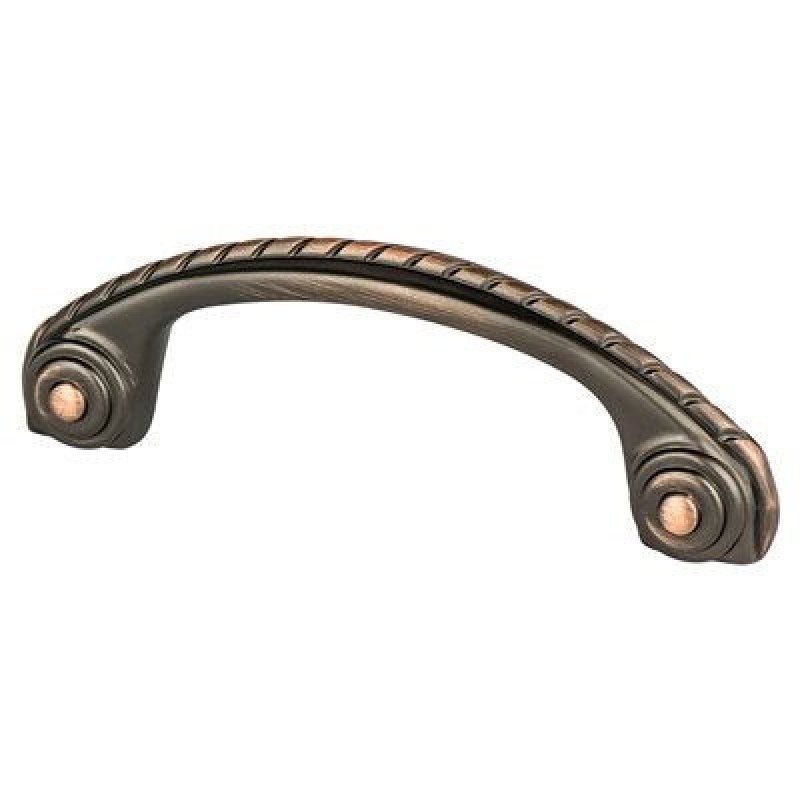 Advantage Plus Four Zinc Handle Pulls - Verona Bronze - 3" (76.2 Mm) Center To Center