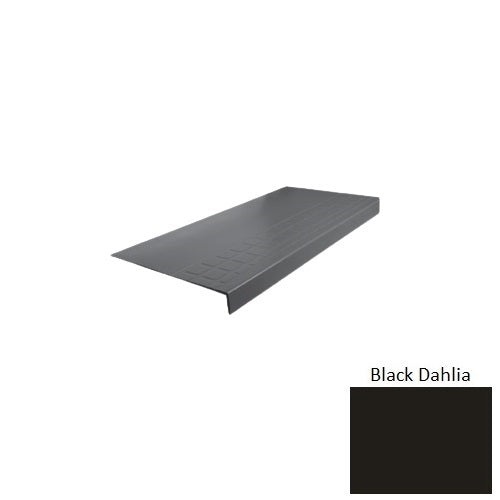 Flextones Black Dahlia Type 800 Distinct Designs Rubber - 12 1/4" X 72" Stair Tread - Raised Square Design