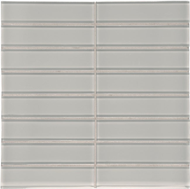 Aquatica Element Shadow Glass Mosaic - 1.50" X 6" Stacked - Glossy