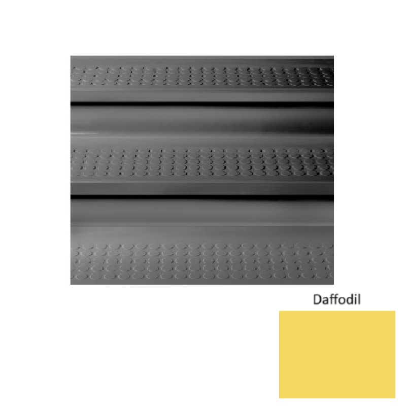 Solid 96 Daffodil Vantage Textured Rubber Stair Tread with Riser