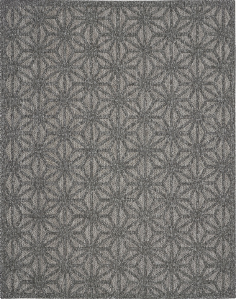 Cozumel Czm01 Dark Grey Polypropylene Modern Area Rug