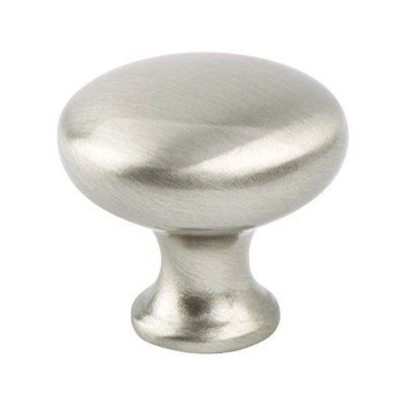 Advantage Plus Traditional Advantage Four Zinc Cabinet Knob - Brushed Nickel - 1 1/8" Diameter