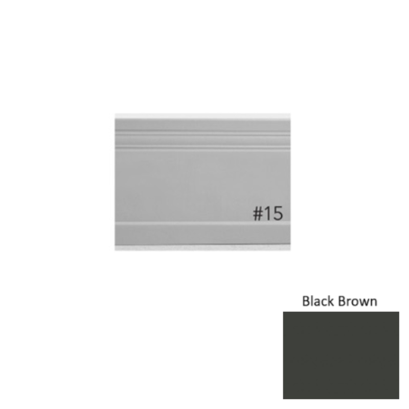 Pinnacle Plus #15 Impluse Black Brown Rubber Coil Wall Base