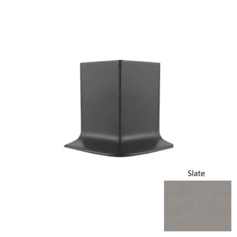 Pinnacle Slate Rubber Long Toe Outside Corner - 4"