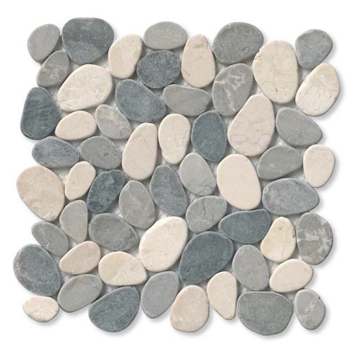 Pebble Astoria Marble Mosaic - Cobbles - Tumbled