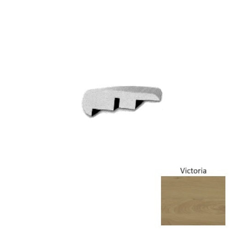 Victoria Luxury Vinyl Moulding / Trim - 94" Overlap Stair Nose - Ceramic Bead