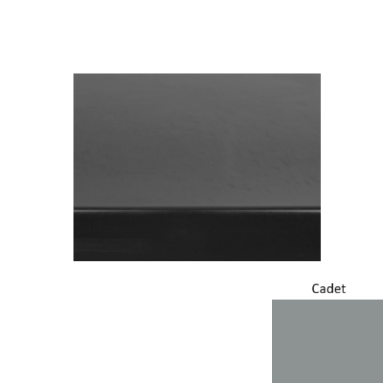 Solid 71 Cadet Light Duty Rubber (Rd) Stair Tread - Smooth