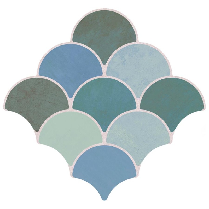 Scala Garden Porcelain Tile - Satin - 12 1/8" X 12 1/8"