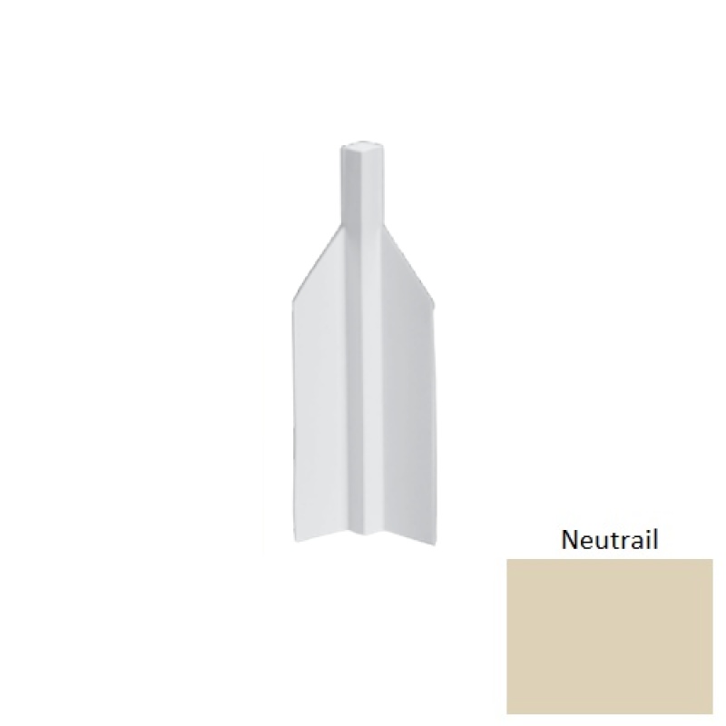 MCB Neutrail Rubber Moulding / Trim – 2 3/4" Mini Inside Corner Blocks