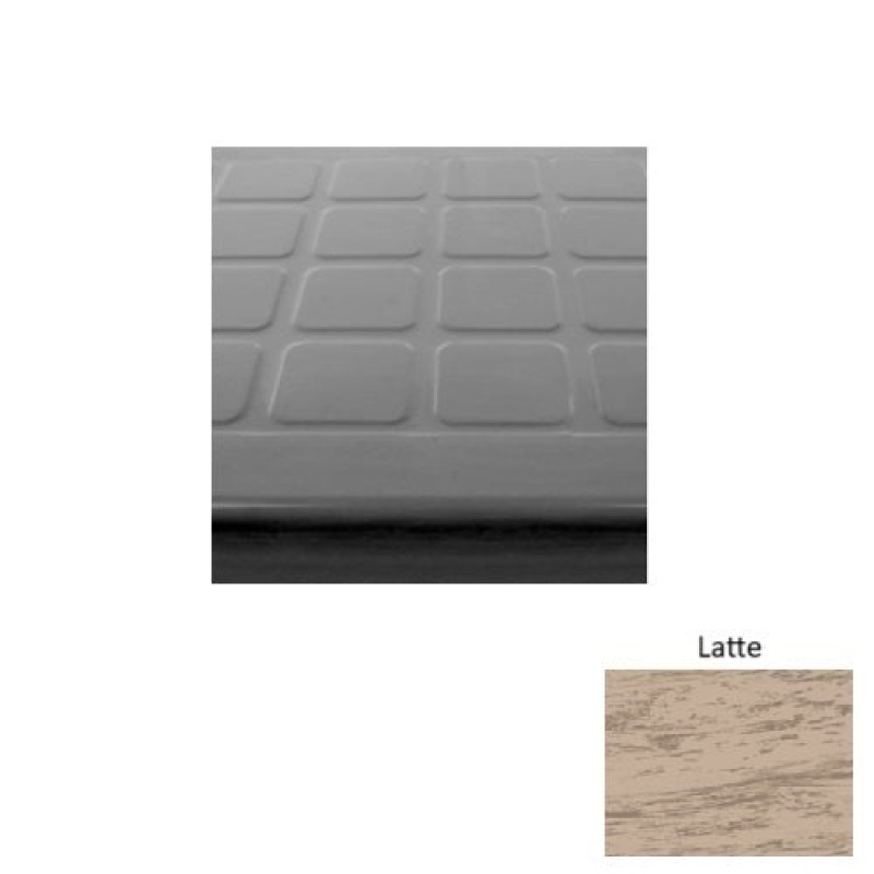 Marbleized 94 Latte Raised Square Rubber Stair Tread