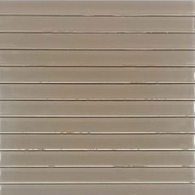 Aquatica Earth Taupe Deco Glass Mosaic - 1" x 12" - Glossy