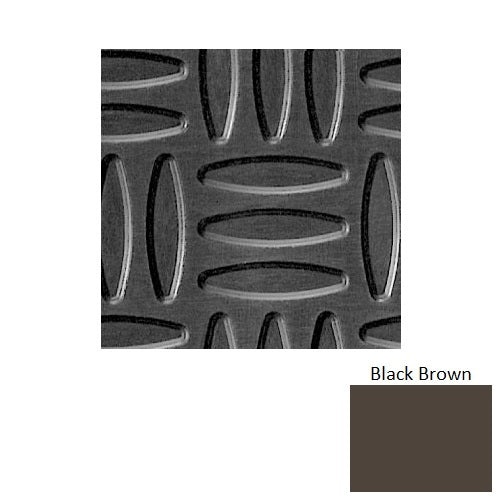 Flextones Black Brown Wv Weave Rubber Distinct Designs Tile - Textured - 18" X 18"