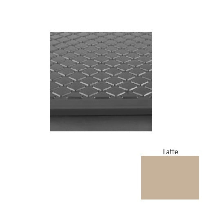 Solid 31 Latte Diamond Rubber (Rd) Stair Tread With Dupont Kevlar - Textured