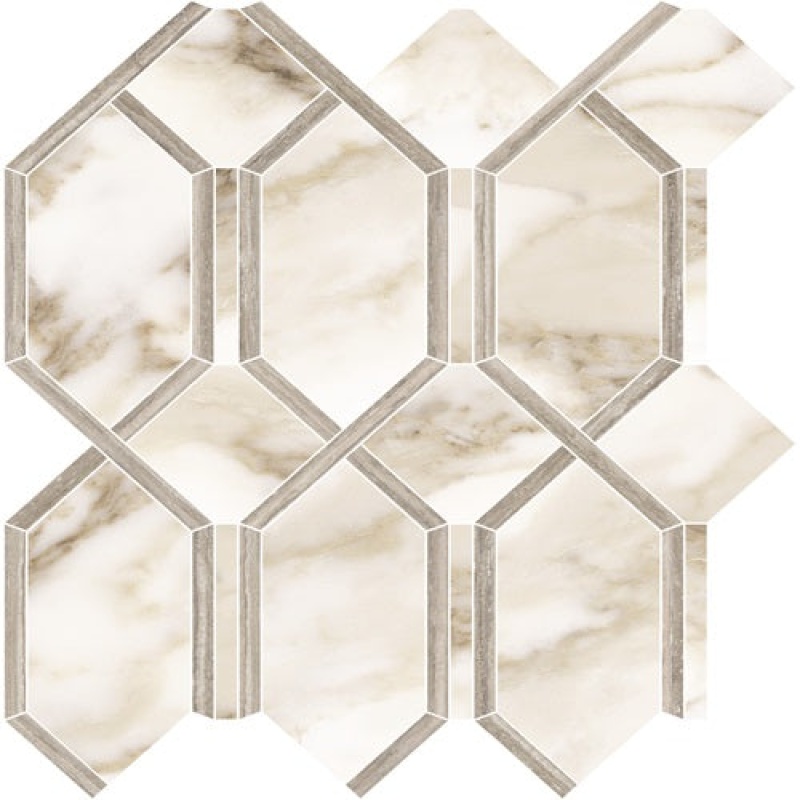 La Marca Calacatta Paonazzo Porcelain Mosaic – Modella, Polished