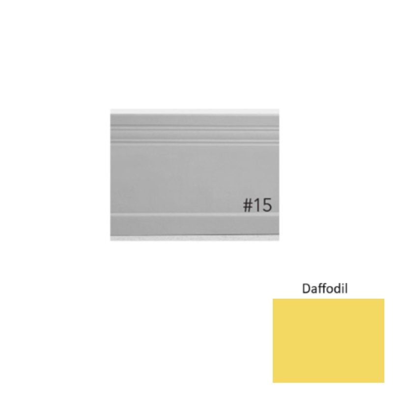 Pinnacle Plus #15 Impluse Daffodil Rubber Coil Wall Base