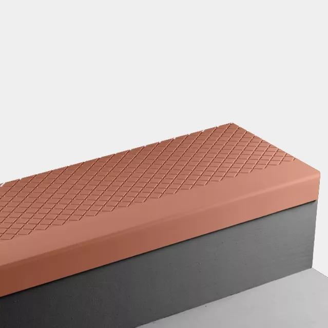 Johnsonite Tangerine Tango Diamond Rubber Stair Tread
