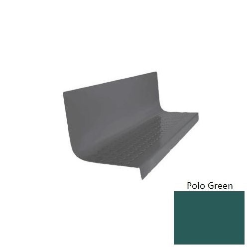 Flextones Polo Green Type 1701 Distinct Designs Rubber - 20 1/2" X 72" Stair Tread - Rgt Radial Ii Raised Disc Design
