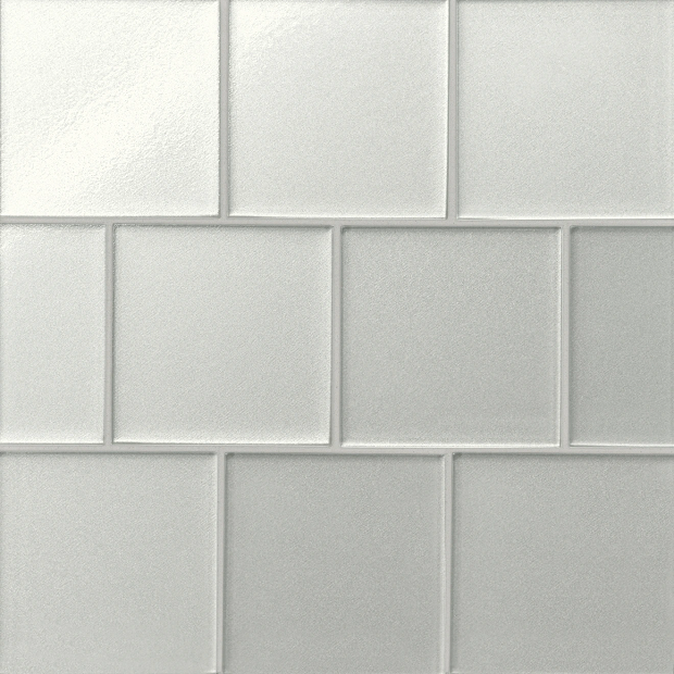Kaikos Pearl Glass Tile - Matte - 4" X 4"