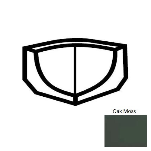 Keystones Oak Moss 1" x 1" Cove Base Incorner Square