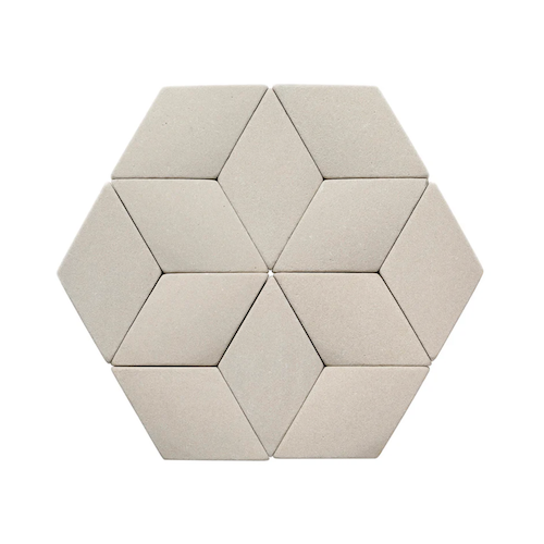 Profile Sandstone Mint Marble Mosaic - Paragon Hexagon - Honed