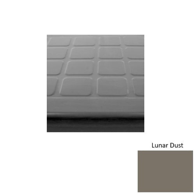 Solid 94 Lunar Dust Rubber Stair Tread with Kevlar