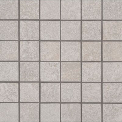 Brixstyle Blanco Porcelain Mosaic - 2" X 2" - Matte