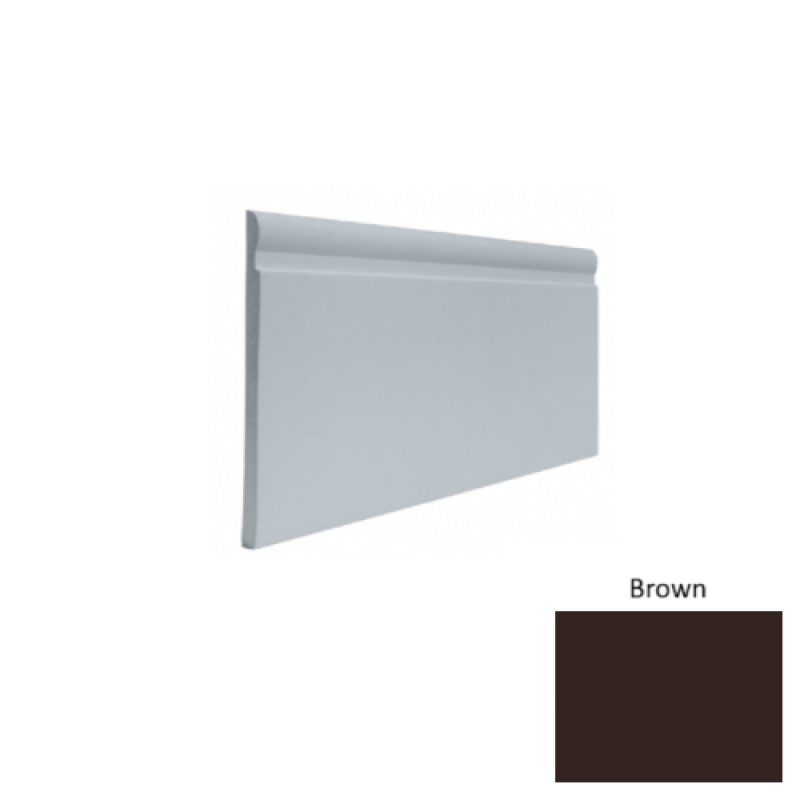 Roppe Contours #85 Fashion Brown Rubber Profiled Wall Base – Satin