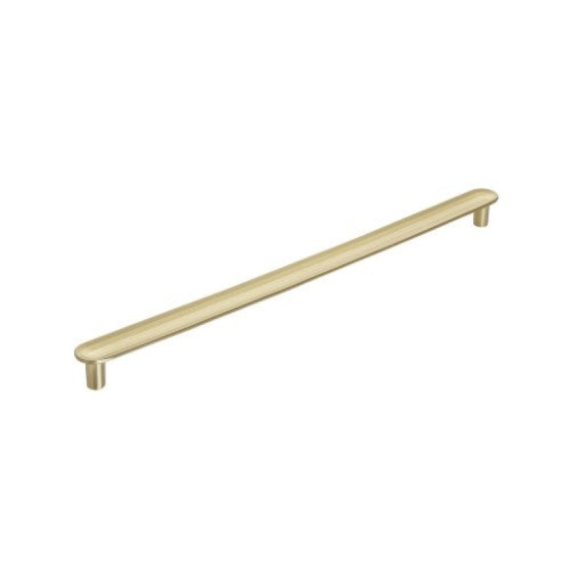 Concentric Zinc Arch Cabinet Pull - Golden Champagne