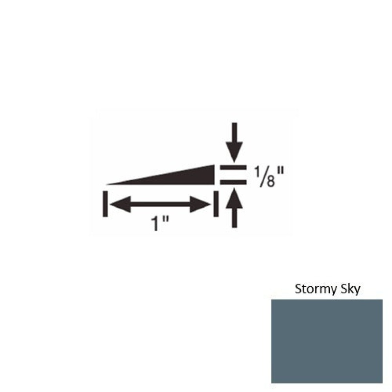 Solid 22 Stormy Sky Rubber Reducer Strip