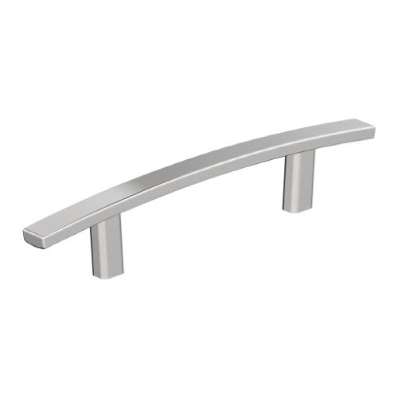 Cyprus Zinc Arch Cabinet Pull - Polished Chrome