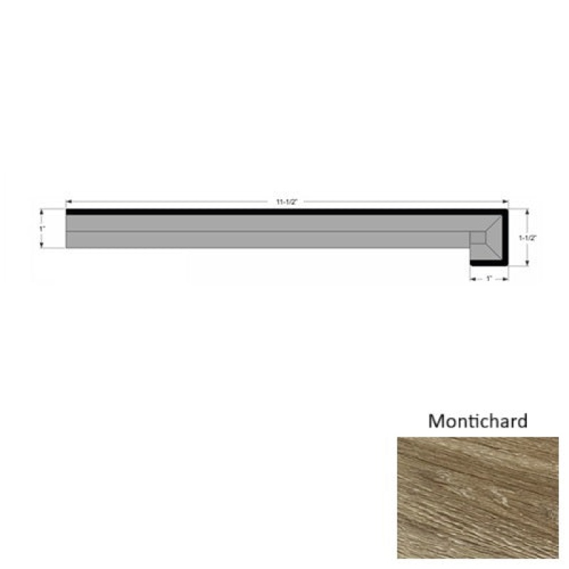 Domaine Ii Montrichard Hardwood Moulding / Trim - 11 1/2" X 96 1/2" Stair Tread - Urethane