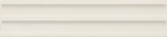 Indoterra Fluted White Desert Porcelain Tile - Matte - 2" X 9"