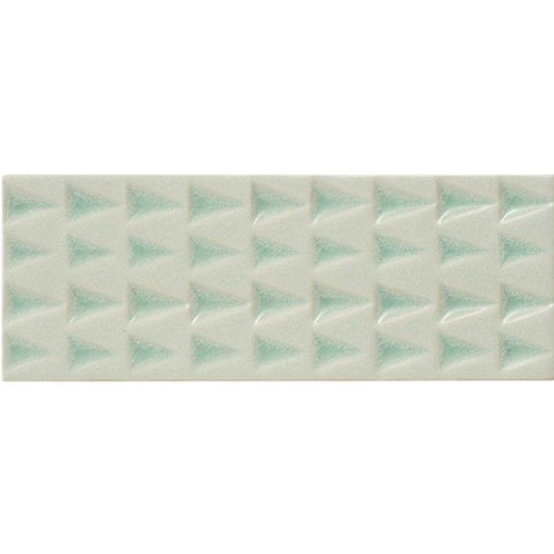 Bermuda Green Ceramic Tile - Crackled - 4" X 12"