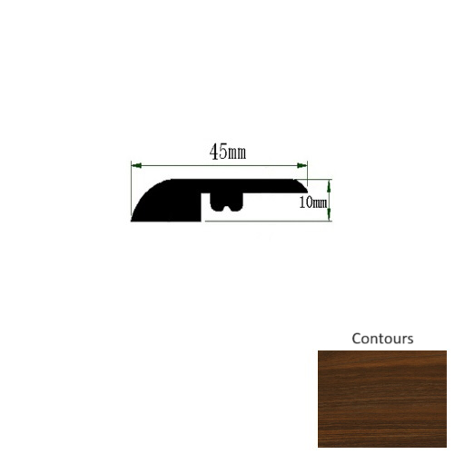 Genesis Silhouette Contours Luxury Vinyl Moulding / Trim - 94" Reducer - Matte